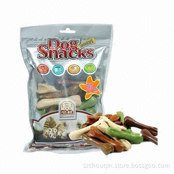 Custom Zipper Top Resealable Foil Bags for Dog Food, High-quality